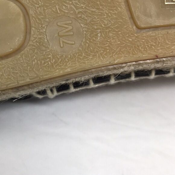 VINCE Castel Snakeskin Espadrille Slide Sandals Cross Strap Flats Women Size 7 - Picture 12 of 12